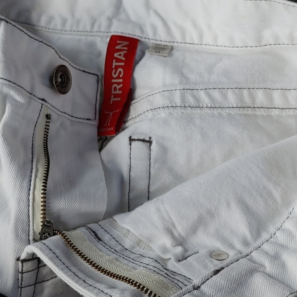 Tristan Women's white Denim Jeans‎ size 28 - Picture 10 of 12